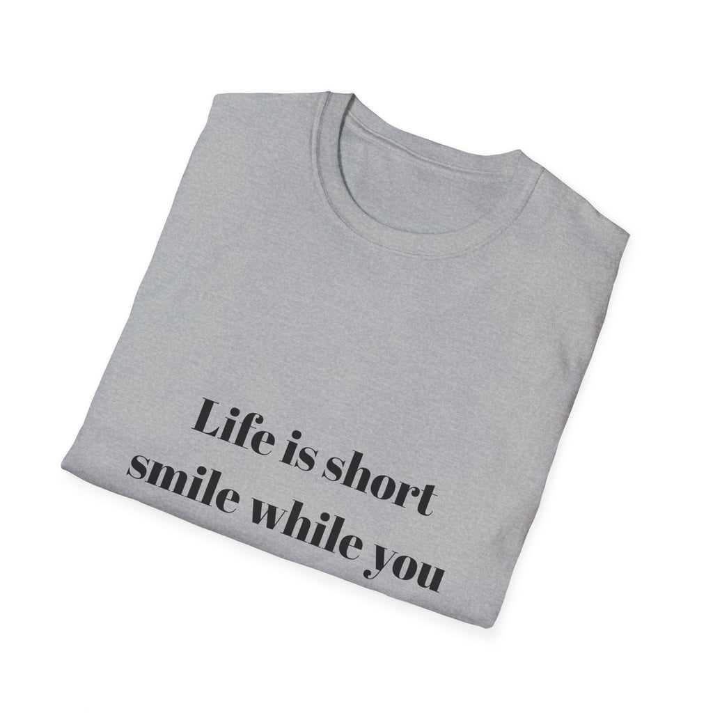 Smile While You Still Have Teeth T-Shirt, Funny Graphic Tee, Gift for Friends, Lighthearted Humor Shirt, Everyday Wear, Unisex Apparel