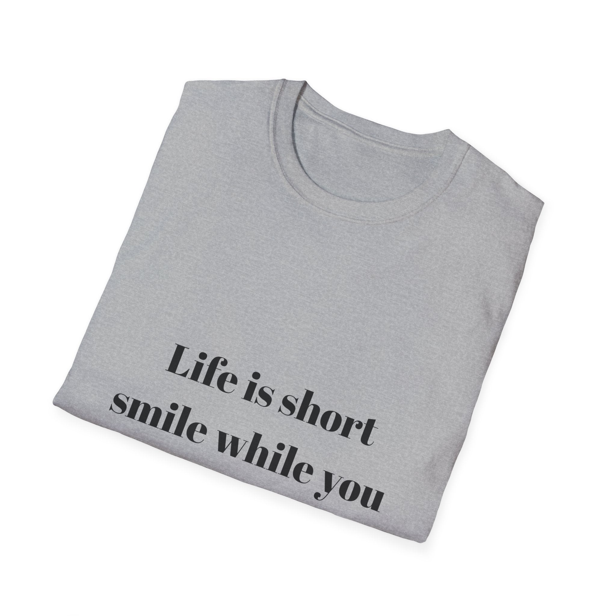 Smile While You Still Have Teeth T-Shirt, Funny Graphic Tee, Gift for Friends, Lighthearted Humor Shirt, Everyday Wear, Unisex Apparel