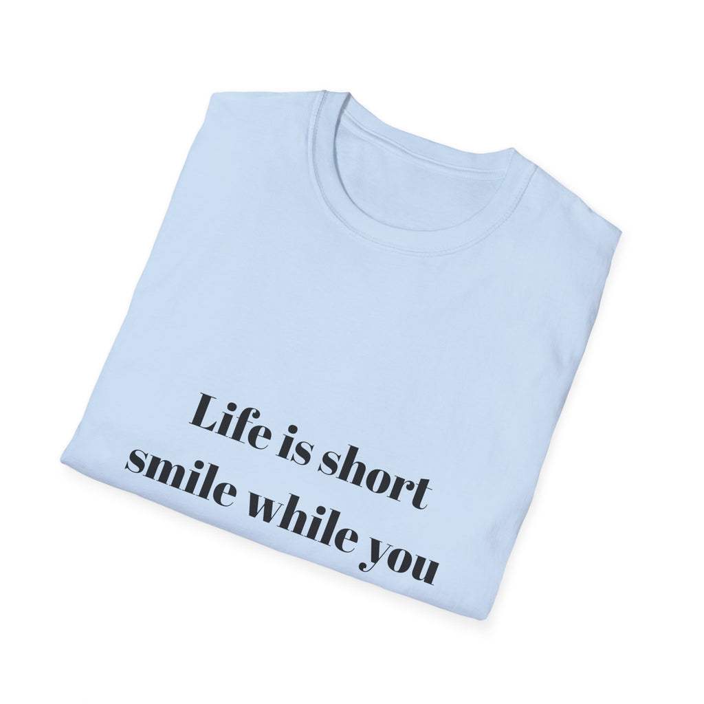Smile While You Still Have Teeth T-Shirt, Funny Graphic Tee, Gift for Friends, Lighthearted Humor Shirt, Everyday Wear, Unisex Apparel