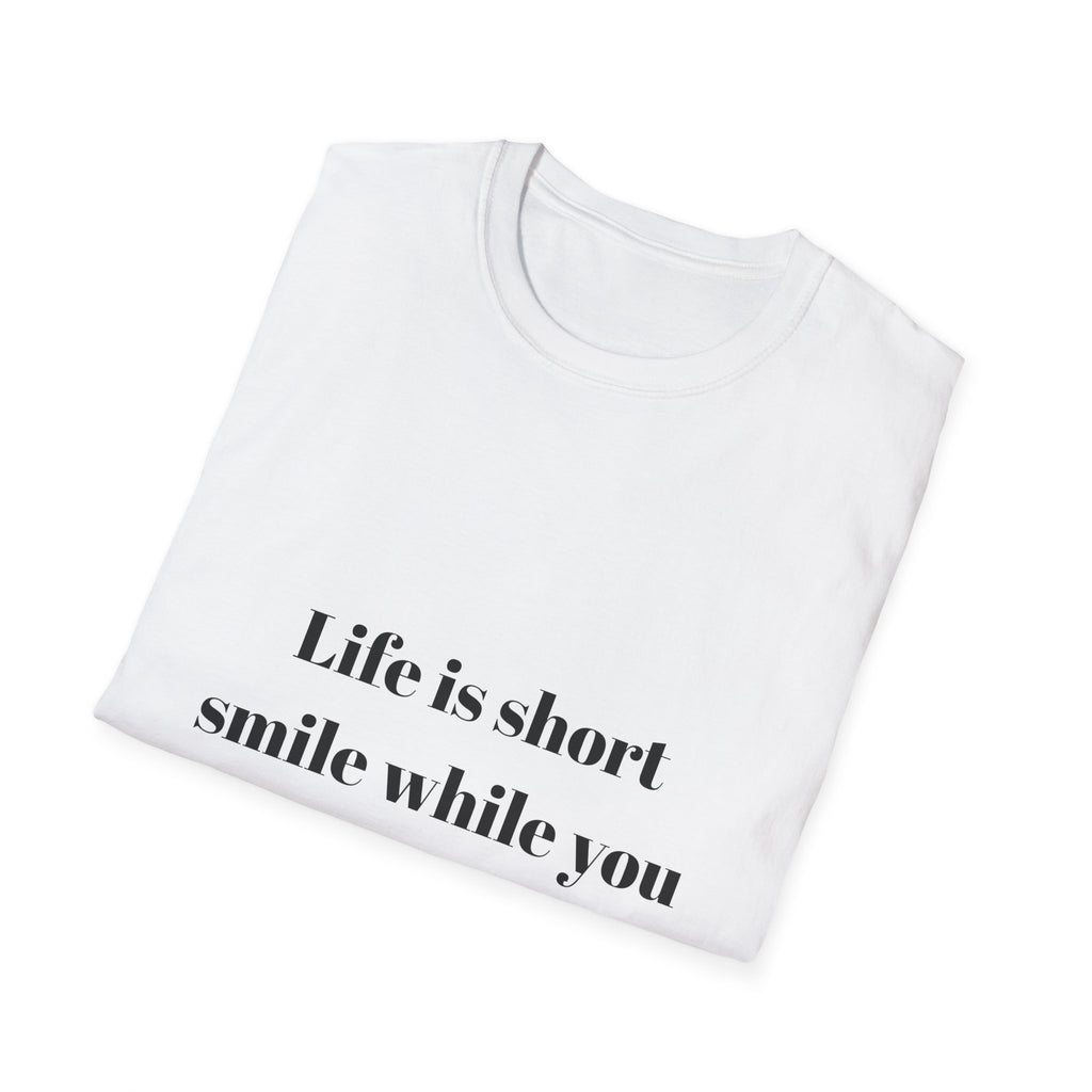 Smile While You Still Have Teeth T-Shirt, Funny Graphic Tee, Gift for Friends, Lighthearted Humor Shirt, Everyday Wear, Unisex Apparel