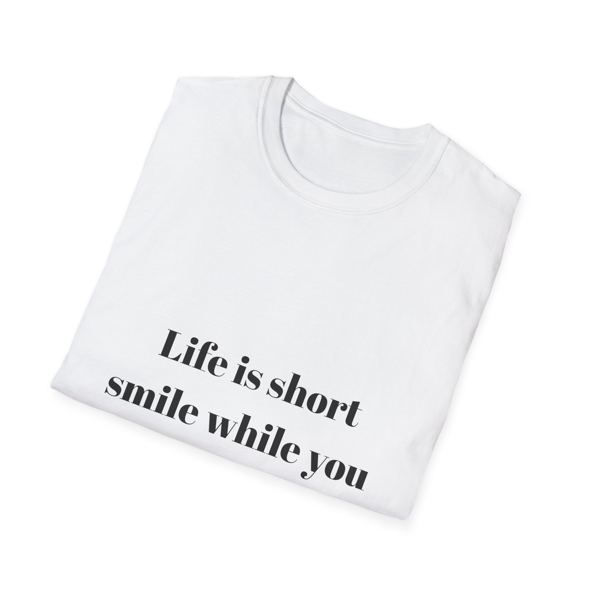 Smile While You Still Have Teeth T-Shirt, Funny Graphic Tee, Gift for Friends, Lighthearted Humor Shirt, Everyday Wear, Unisex Apparel