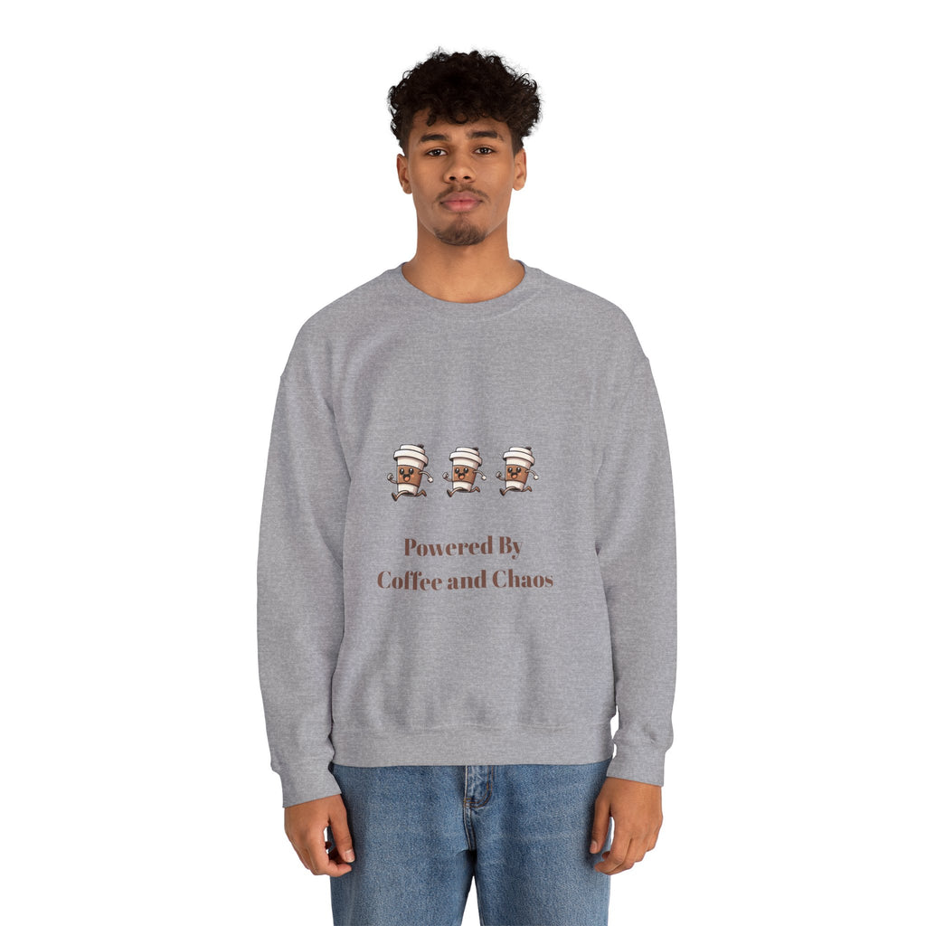 Powered By Coffee and Chaos Sweatshirt