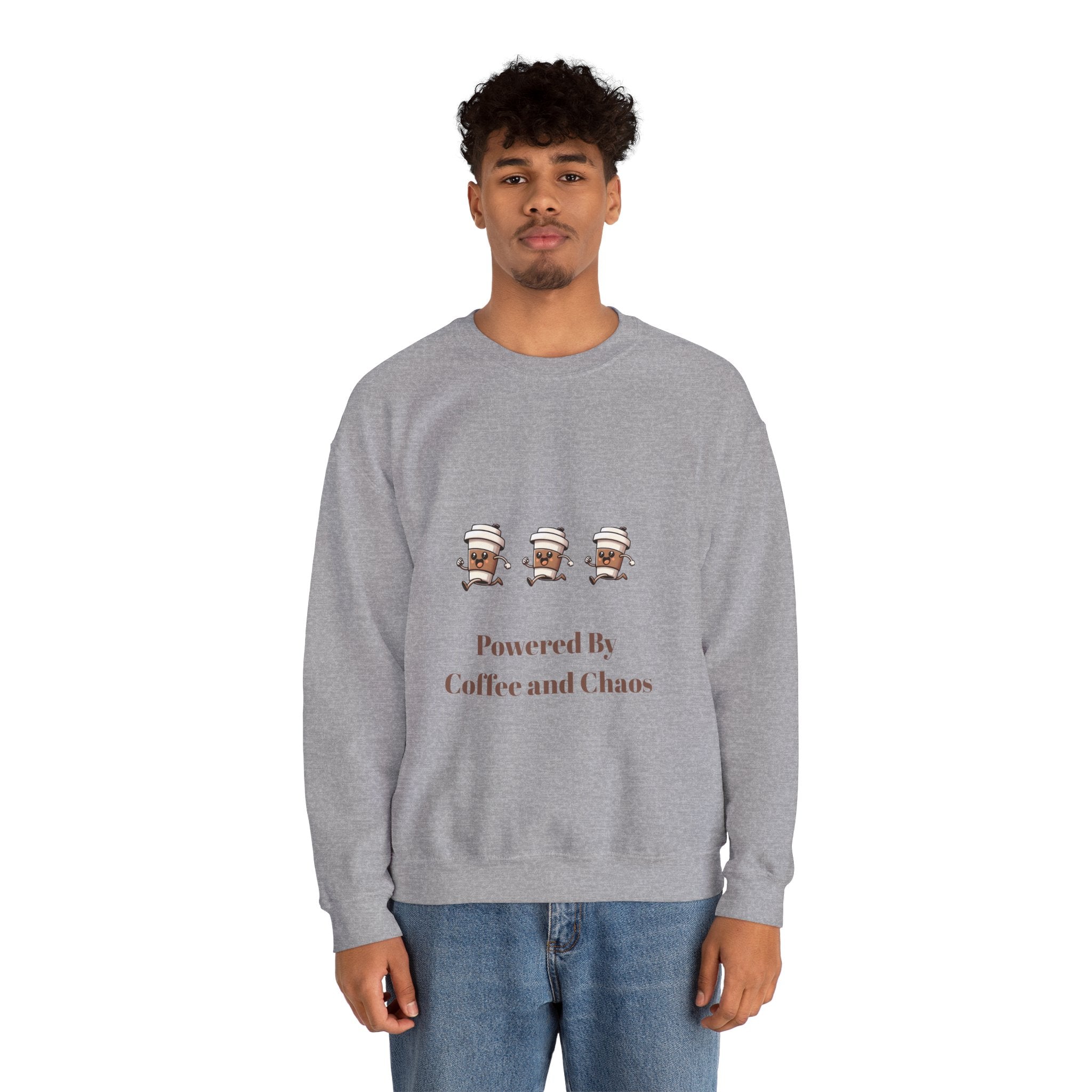 Powered By Coffee and Chaos Sweatshirt