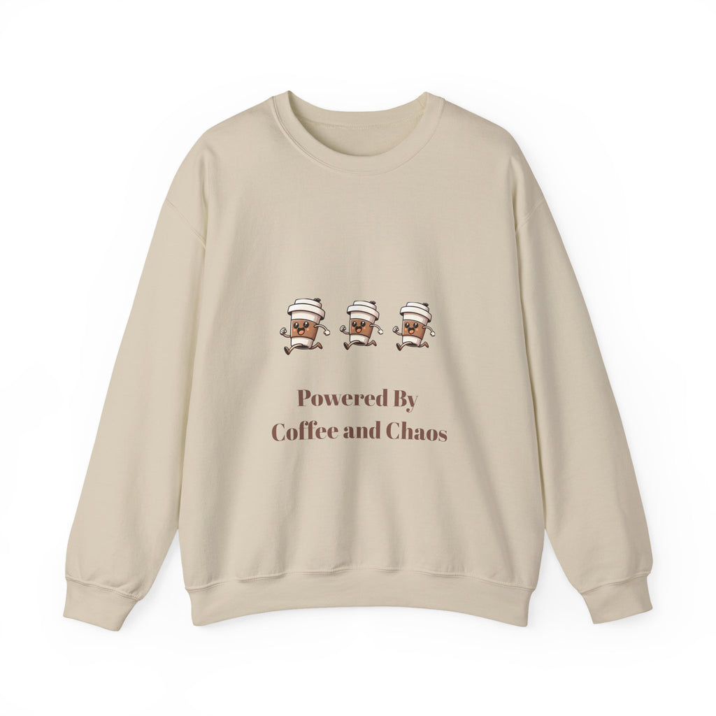 Powered By Coffee and Chaos Sweatshirt