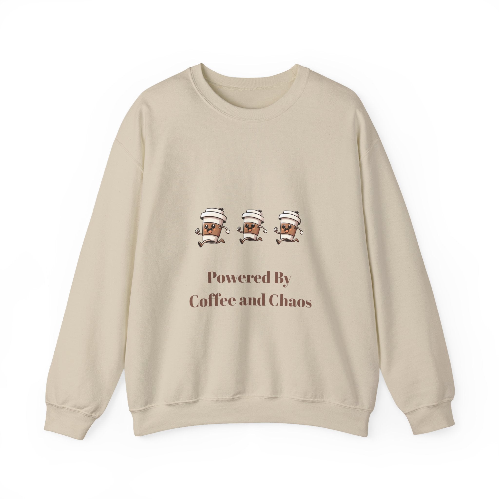 Powered By Coffee and Chaos Sweatshirt