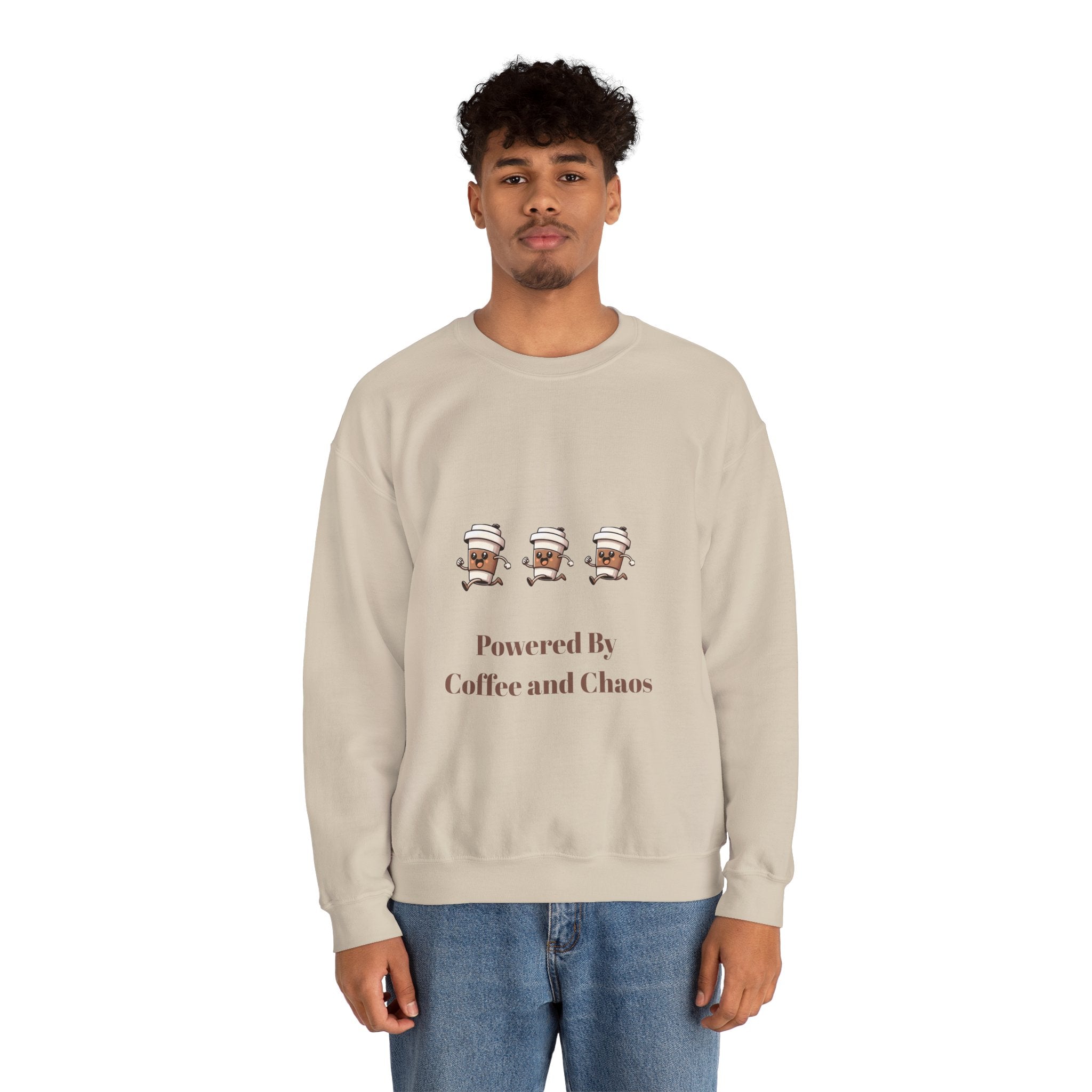 Powered By Coffee and Chaos Sweatshirt