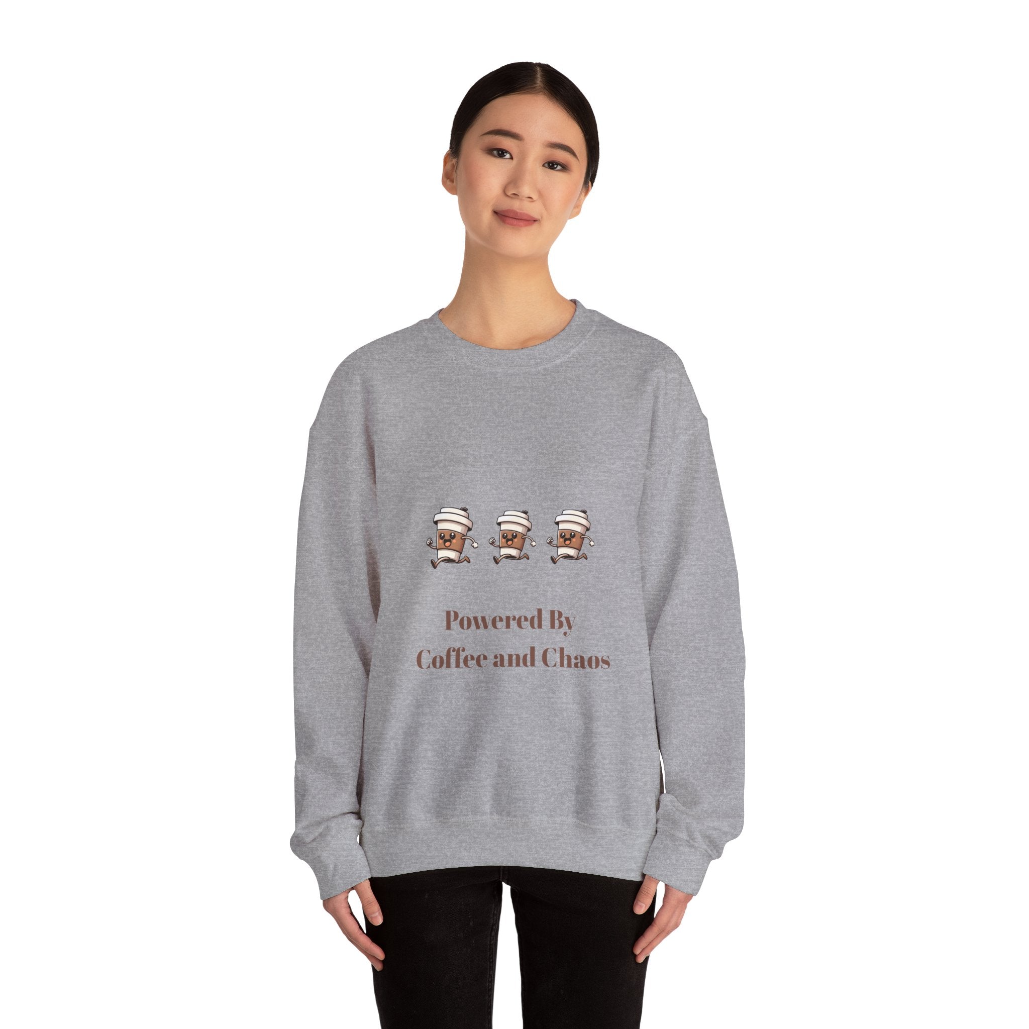 Powered By Coffee and Chaos Sweatshirt